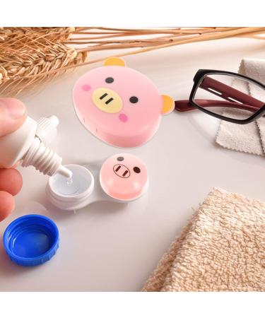 EXCEART 4pcs Contact Lens Case Set - Stylish Eye Care Storage Box for Travel & Home - Buy Online on GoSupps.com