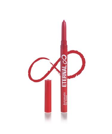 Eternal Automatic Twist Up Water Resistant Lip Liner   Easy Glide-on  Long Lasting and Non-Smudge Retractable Lip Pencil with Strong Pigments and Professional Creamy Matte Finish (Fire)