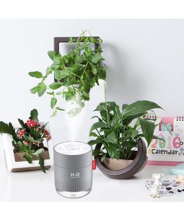500ML Cool Mist Humidifier for Plants - Quiet Air, Two Modes, Night Light, Auto-Off - Grey - Buy Online on GoSupps.com