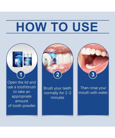 KLYso Premium Teeth Whitening Powder - Instant Freshness & Stain Removal Natural Cleaning Formula for Brighter Smile Long - Lasting Breath Freshener(3PCS) - Buy Online on GoSupps.com