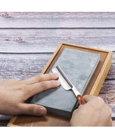 Grandslam Handmade Straight Razor Kit with Sharpened 420 Steel Blade and Leather Strop - Knife Sharpener Included - Buy Online on GoSupps.com