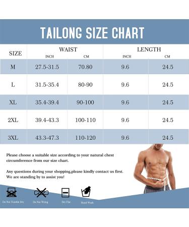 TAILONG Neoprene Waist Trainer Ab Belt for Men - Slimming Body Shaper & Workout Sauna Sweat Band (Black, X-Large) - Buy Online on GoSupps.com