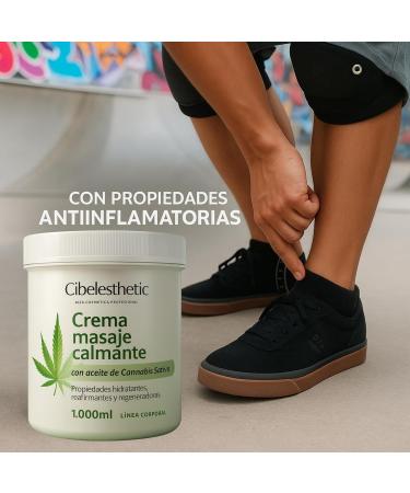 Cr me-apaisante avec de l'huile de cannabis-100ml - Buy Online on GoSupps.com