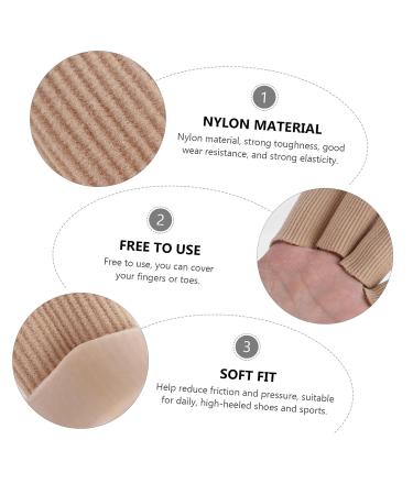 Healeved 2 Pairs Finger Guard Silicone Gel Protector Sleeves for Finger and Toe - Makeup Pearlescent - Buy Online on GoSupps.com