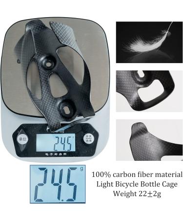 Ultra Light Hualong Bicycle Bottle Holder - Carbon MTBs & Racing Bikes - 2 Pack Only 22g - International Shipping - Buy Online on GoSupps.com