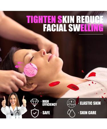 Ice Globes Facial Roller Cold Skin Massagers | Cooling Globes For Face & Neck | Anti-aging Tightening Treatment | Reduce Puffiness | Cooling Facial Tool (Pink) - Buy Online on GoSupps.com