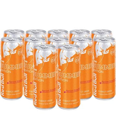Red Bull Energy Drink 12x250ml (Apricot-Strawberry) Apricot-Strawberry 250 ml (Pack of 12) - Buy Online on GoSupps.com