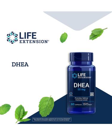 Buy Life Extension DHEA 50 mg - Boost Wellness with 60 Capsules - Buy Online on GoSupps.com