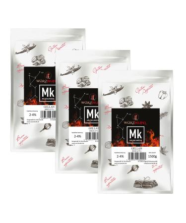 W rzteufel Gellan Gellan Gum High Acyl high acylated Gellan thickener E418 high quality food grade 3 XL bag each 1500g 45 kg