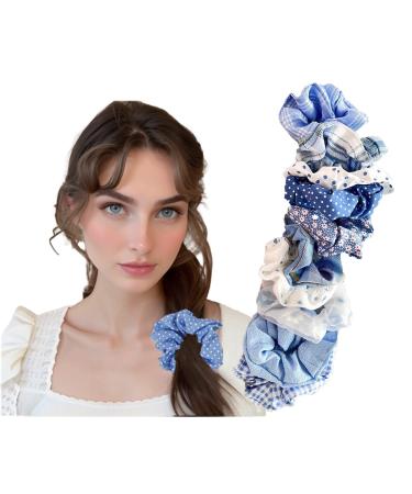 Hair Bobbles Scrunchies for Women Plain Elastic Thick Bands Soft Ropes Ponytail Holder Women's Hair Accessories 42