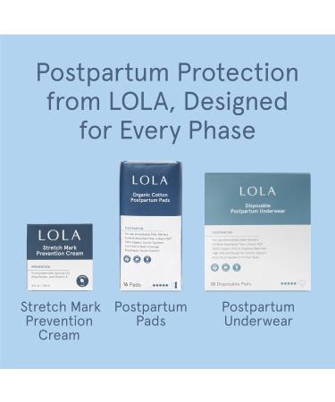 LOLA Stretch Mark Prevention Cream with Hydrating Body Oil for Skin Elasticity - Gentle Hypoallergenic Maternity Self Care Formula - Cocoa Butter Scar Cream & Collagen Support - 4 Fl Oz - Buy Online on GoSupps.com