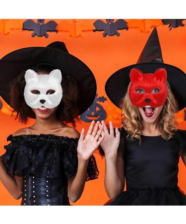 Buy Abaodam 5pcs Plush Fox Mask - Perfect for Halloween Cosplay & Parties | International Shipping Available - Buy Online on GoSupps.com