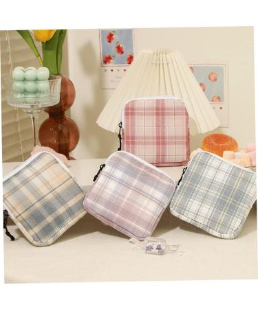 Shop Solustrie Mini Storage Bags 4-Piece Tampon & Napkin Organizer | Zippered Cotton Travel Bag for Easy Storage - Buy Online on GoSupps.com