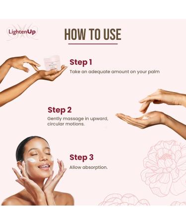 Lighten Up Flaw-Less Bright Boost Renewing Night Cream - 50g - Deeply Moisturizing Evens Tone Boosts Radiance Smooths Texture - Brightening Face Cream For All Skin Types with Imperial Peony - Buy Online on GoSupps.com