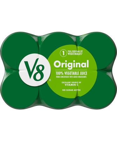 V8 Original 100% Vegetable Juice 5.5 FL OZ Can (8 Packs of 6 Cans) - Tomato-based Vegetable Blend - Buy Online on GoSupps.com