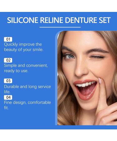Denture Beauty Brace Teeth Aesthetic Cover With Comfortable Material Protects Teeth Easy To Use(2PC) - Buy Online on GoSupps.com