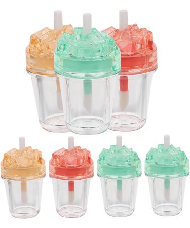  FRCOLOR Milk Tea Bottles 14 Pack Clear Lip Gloss Clear Lip Gloss Clear Lip Gloss with Wand Refillable Lip Balm Bottles - Buy Online on GoSupps.com