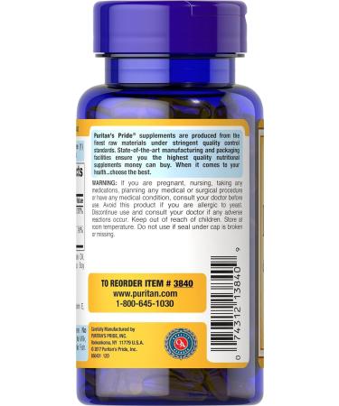 Puritan's Pride Vitamin E with Selenium 400 IU Softgels - Natural 100 RR | High Quality Supplements - Buy Online on GoSupps.com