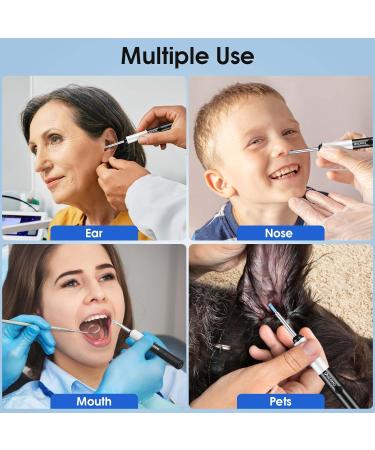 OneAMG 1920p HD Ear Wax Removal Otoscope - WiFi Endoscope with 6 LED Lights IP67 Waterproof Camera for Adults & Kids - Compatible with iPhone iPad Android - Buy Online on GoSupps.com