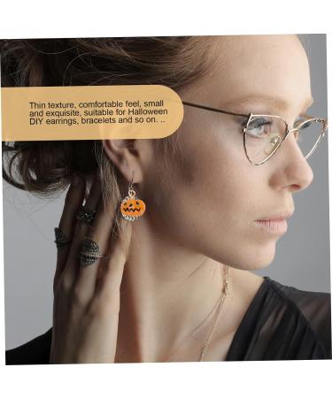 TEHAUX 10pcs Diy Material Halloween Pumpkin Charms Halloween Jewelry Charms Pumpkin Charms for Bracelets Necklace Charms Pumpkin Necklace Charm Bracelet Charms Iron Frosted Craft Supplies - Buy Online on GoSupps.com