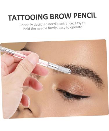 DOITOOL Makeup Gadgets 10pcs Tattooing Lasting Eyebrow Natural Tools Needle Transparent for Pencil Brow Pens Long Pencils - Buy Online on GoSupps.com