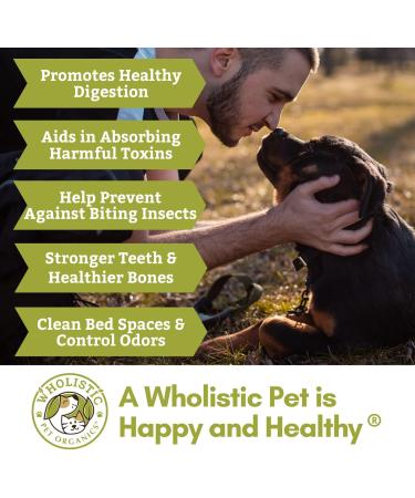 Wholistic Pet Organics Diatomaceous Earth Wormer 4.5 oz - Buy Online on GoSupps.com