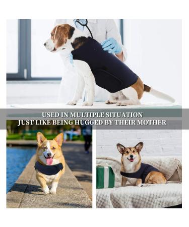 Kelivol Fear Coat for Dogs - Soothing Anxiety Jacket for Fireworks & Thunderstorms - Marine Blue Size M - Buy Online on GoSupps.com