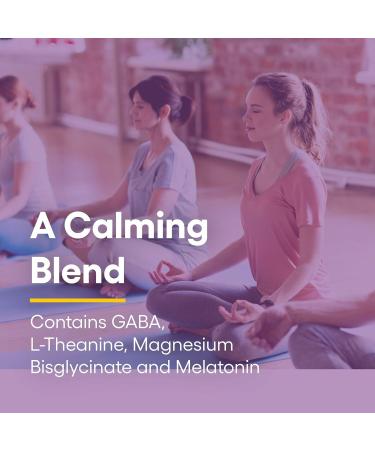 Natural Factors Stress-Relax Nighttime Magnesium Bisglycinate - Supports Sleep & Relaxation* - with Melatonin L-Theanine & GABA - Tropical Flavor - 4.23 oz - Buy Online on GoSupps.com