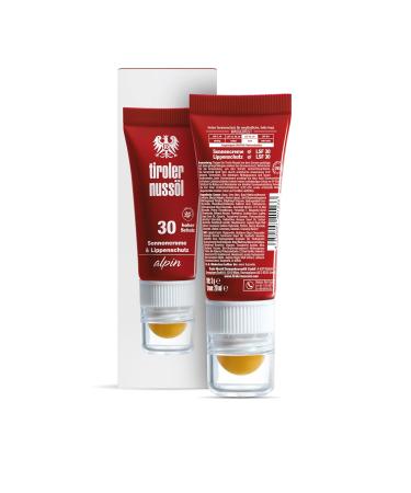 Tyrolean Nut Oil Alpine Sun Cream & Lip Balm 30/30 - Natural Sun Protection & Moisturizing Care | International Shipping Available - Buy Online on GoSupps.com