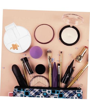 Palette de Maquillage Acrylique 2 Pi ces Ronde 4 Compartiments Portable Outil de M lange Cosm tique pour Fond de Teint et Correcteur Usage Quotidien - Buy Online on GoSupps.com