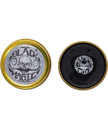 Black Magic Death Grip Mustache Wax | Extra Strong Hold, Unscented | Hide Grey Hair | 1 oz Tin - Buy Online on GoSupps.com