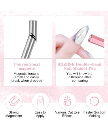Cat Eye Magnet for Nails - Double-Head Gel Nail Polish Tool | 3D Magnetic Wand for DIY Nail Art & Salon Manicure | International Shipping Available - Buy Online on GoSupps.com