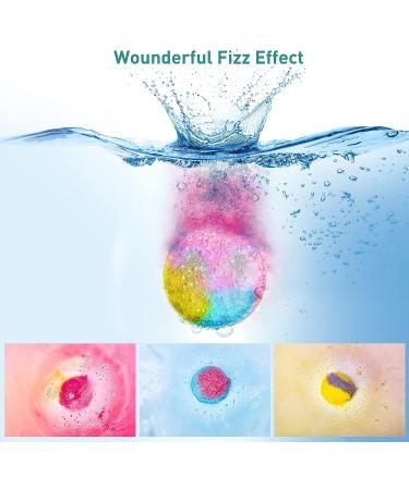 12PCS Natural Organic Bath Bombs Gift Set with Essential Oils in Reusable Box - Luxury Spa Set for Women and Men - Buy Online on GoSupps.com