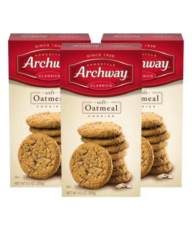 Pack of 3 - Archway Classics Cookies, Soft Oatmeal, 9.5 Oz