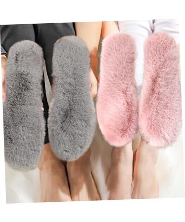 Buy NOLITOY 4 Pairs Unisex Inner Soles - Winter Insoles for Boots & Slippers - Faux Rabbit Fur Fluffy Pink for Women - International Shipping Available - Buy Online on GoSupps.com