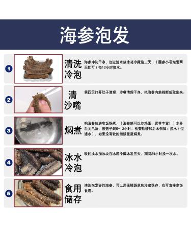 DOL Wild Caught Sun Dried Atlantic Black Pin Sea Cucumber 8oz - All Natural Nutritious, Large Size - 1 Count - Buy Online on GoSupps.com
