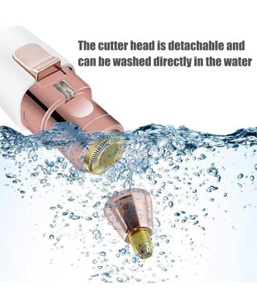 ZHANGQIUXIA Precision Eyebrow Trimmer for Face 2in1 Eyebrow and Facial Hair Removal Device Electric Hair Clipper Effortlessly Remove and Shape Your Eyebrows White - Buy Online on GoSupps.com