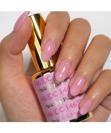 DND DC Gel Polish Set - Icy Pink Collection | UV/LED Gel & Chip-Free Nail Lacquer Duo - 0.5 Fl Oz Each - International Shipping Available - Buy Online on GoSupps.com