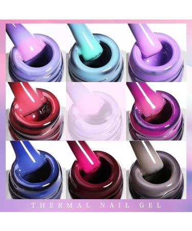 UV Gel Nail Polish Colour Changing Gel Polish Colours Nail Gel Polish Long Lasting Glossy Shellac Nail Polish Matte 10 - Buy Online on GoSupps.com