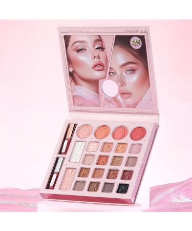 Palette de maquillage de fards paupi res 24 couleurs chatoyants et nacr s pour voyage quotidien Halloween f te femmes adolescentes filles - Buy Online on GoSupps.com