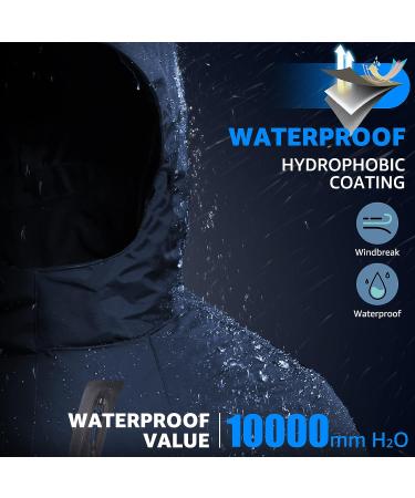 CAMELSPORTS Women's Waterproof Ski Jacket with Fleece - Navy, X-Large - Buy Online on GoSupps.com