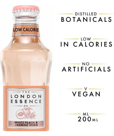 The London Essence Co. White Peach and Jasmine - 24 x 200ml Bottles - Buy Online on GoSupps.com