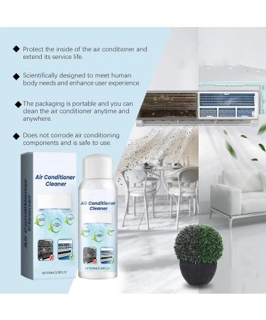 Shakven Air Conditioner Foam Cleaner - Air Conditioning Coil Foam Cleaner 100ml Professional Air Conditioner Cleaner Air Conditioner Coil Cleaner - Buy Online on GoSupps.com