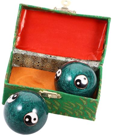 Beaupretty 4-Piece Health Massage Handball Set - Hand Therapy & Fitness Cloisonn Metal Balls for Hand Exercises - Buy Online on GoSupps.com