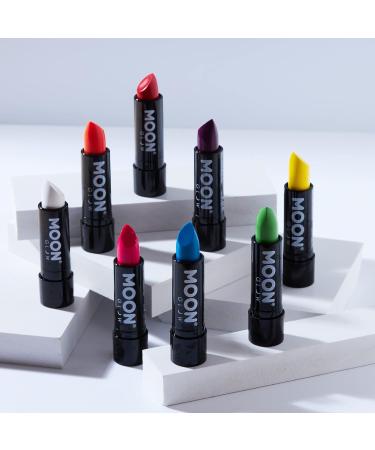 Moon Glow Neon UV Lipstick - 16 Bright Pastel Colors | Glows Under UV Light | International Shipping - Buy Online on GoSupps.com