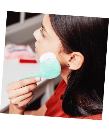 OHPHCALL Silicone Face Brush Multi-function Facial Brush Skin Care Tool Makeup Home Accessory Face Scrubber Washing Face Body Cleaning Facial Brush Washbasin Soft Fur Silica Gel 12x4.5cm - Buy Online on GoSupps.com