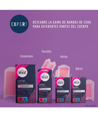 Veet Expert Body Wax Strips For Normal Skin - 16 Count - Buy Online on GoSupps.com