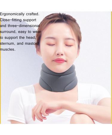 Soft Foam Neck Brace Universal Cervical Collar Neck Brace for Neck Pain Relief Adjustable Neck Support Brace for Sleeping Wraps Keep Vertebrae Stable and Aligned yl-105023(Black+Pink) - Buy Online on GoSupps.com