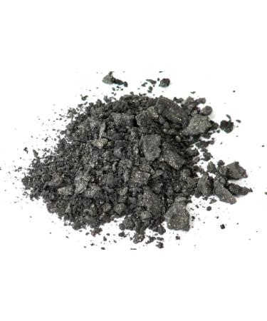 Zuzu Luxe Mineral Eyeshadow in Gem Charcoal Black/Gold Shimmer | 0.07 oz Vegan & Paraben-Free - Buy Online on GoSupps.com