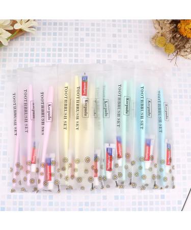Disposable Delicate Toothbrush Bulk Set - 60 Pieces, Individually Packaged in 4 Colors - Ideal for Hotels, Home, Travel, and Camping - Buy Online on GoSupps.com